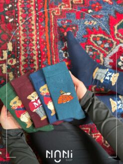 جوراب ساقدار تدی و اسنوپی برند روپاپا