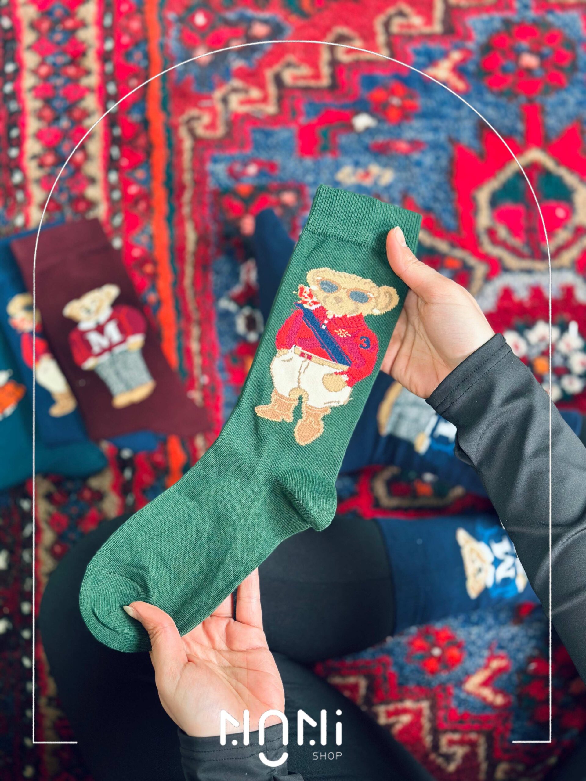 جوراب ساقدار تدی و اسنوپی برند روپاپا