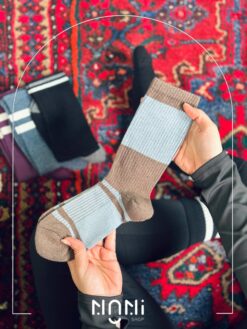 جوراب ساقدار لبه کبریتی برند روپاپا