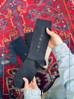 جوراب ساقدار مردانه مینمال برند بارکد