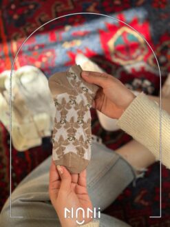 جوراب مچی زنونه بهاری طرح برجسته
