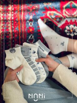 جوراب مچی زنانه طرح پاندا minmin