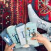جوراب ساقدار زنانه حروف برند چتیک