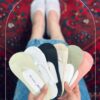 جوراب کالج زنانه نخی توری