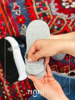 جوراب کالج نخی طرح look