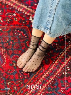 جوراب ساقدار گیپور پینترستی