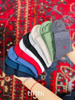 جوراب نیمساق مردانه تک رنگ برند pierre cardin