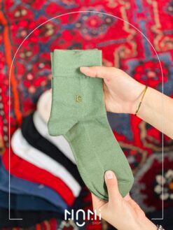 جوراب نیمساق مردانه تک رنگ برند pierre cardin