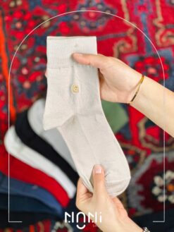 جوراب نیمساق مردانه تک رنگ برند pierre cardin