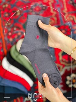 جوراب نیمساق مردانه تک رنگ برند pierre cardin