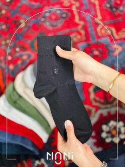 جوراب نیمساق مردانه تک رنگ برند pierre cardin