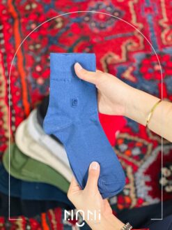 جوراب نیمساق مردانه تک رنگ برند pierre cardin