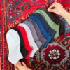 جوراب مچی مردانه تک رنگ برند pierre cardin
