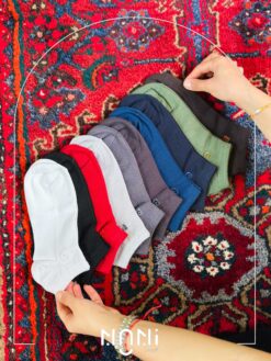جوراب مچی مردانه تک رنگ برند pierre cardin