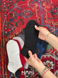جوراب مچی مردانه تک رنگ برند pierre cardin