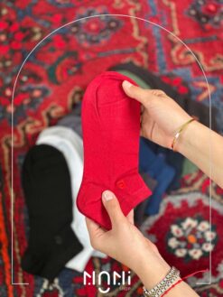 جوراب مچی مردانه تک رنگ برند pierre cardin