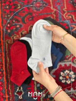 جوراب مچی مردانه تک رنگ برند pierre cardin
