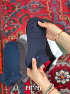 جوراب مچی مردانه تک رنگ برند pierre cardin