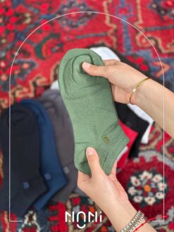 جوراب مچی مردانه تک رنگ برند pierre cardin