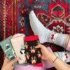 جوراب ساقدار طرح اسنوپی و هاپو برند چتیک