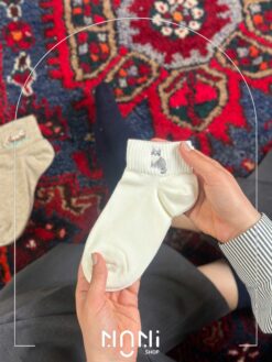 جوراب مچی تک رنگ گلدوزی برند روپاپا