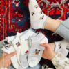 جوراب مچی طرح مینی و میکی