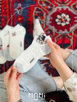 جوراب مچی طرح مینی و میکی