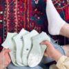 جوراب مچی گل تابستونی