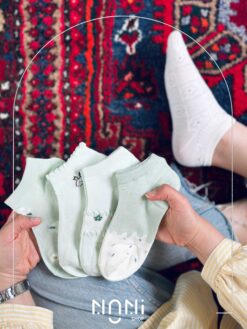 جوراب مچی گل تابستونی