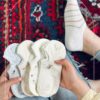جوراب قوزکی کولردار و خنک