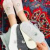 جوراب قوزکی تابستونی کولردار طرح حیوانات