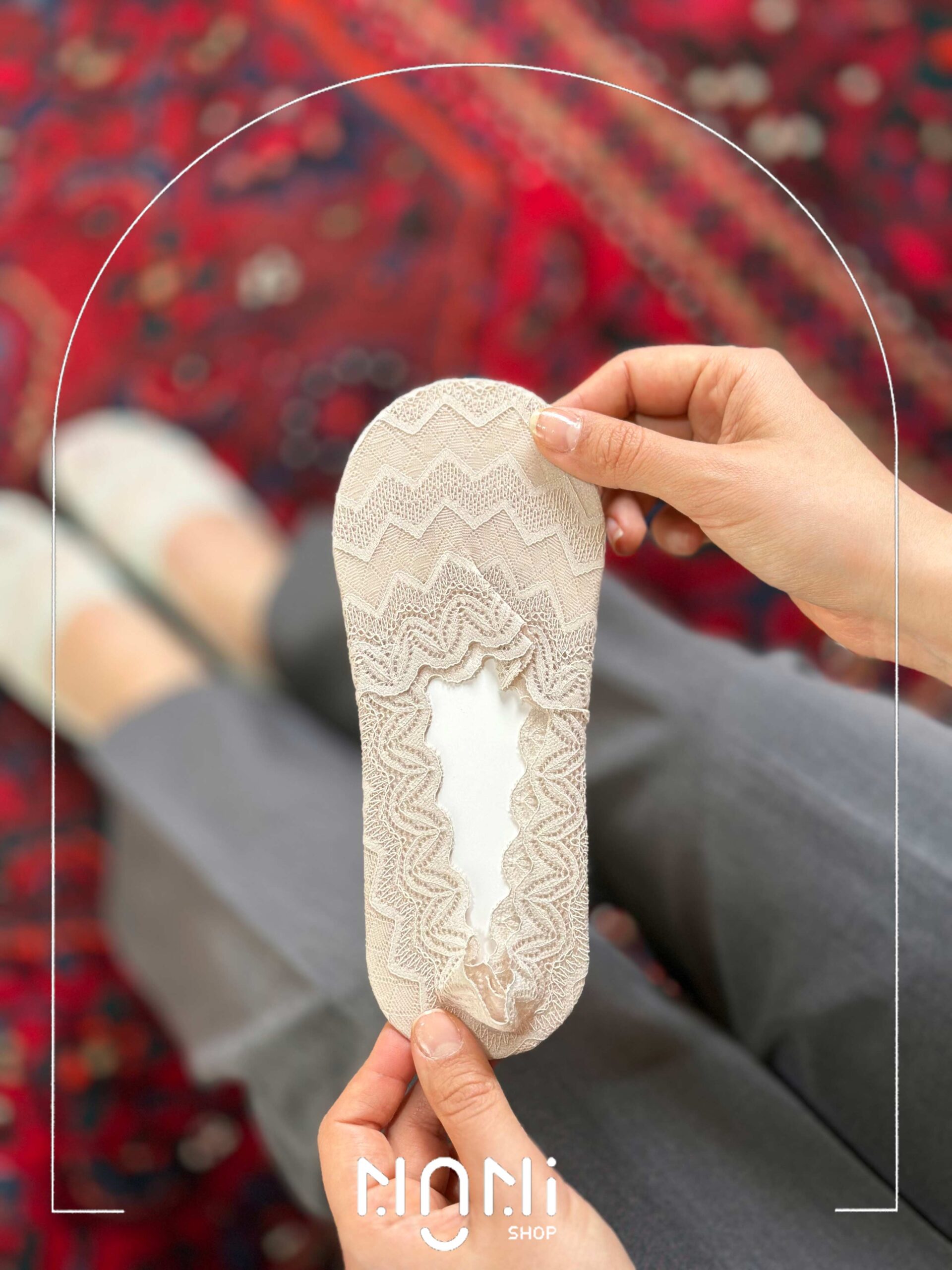 جوراب کالج مجلسی گیپوری طرح زیکزاکی