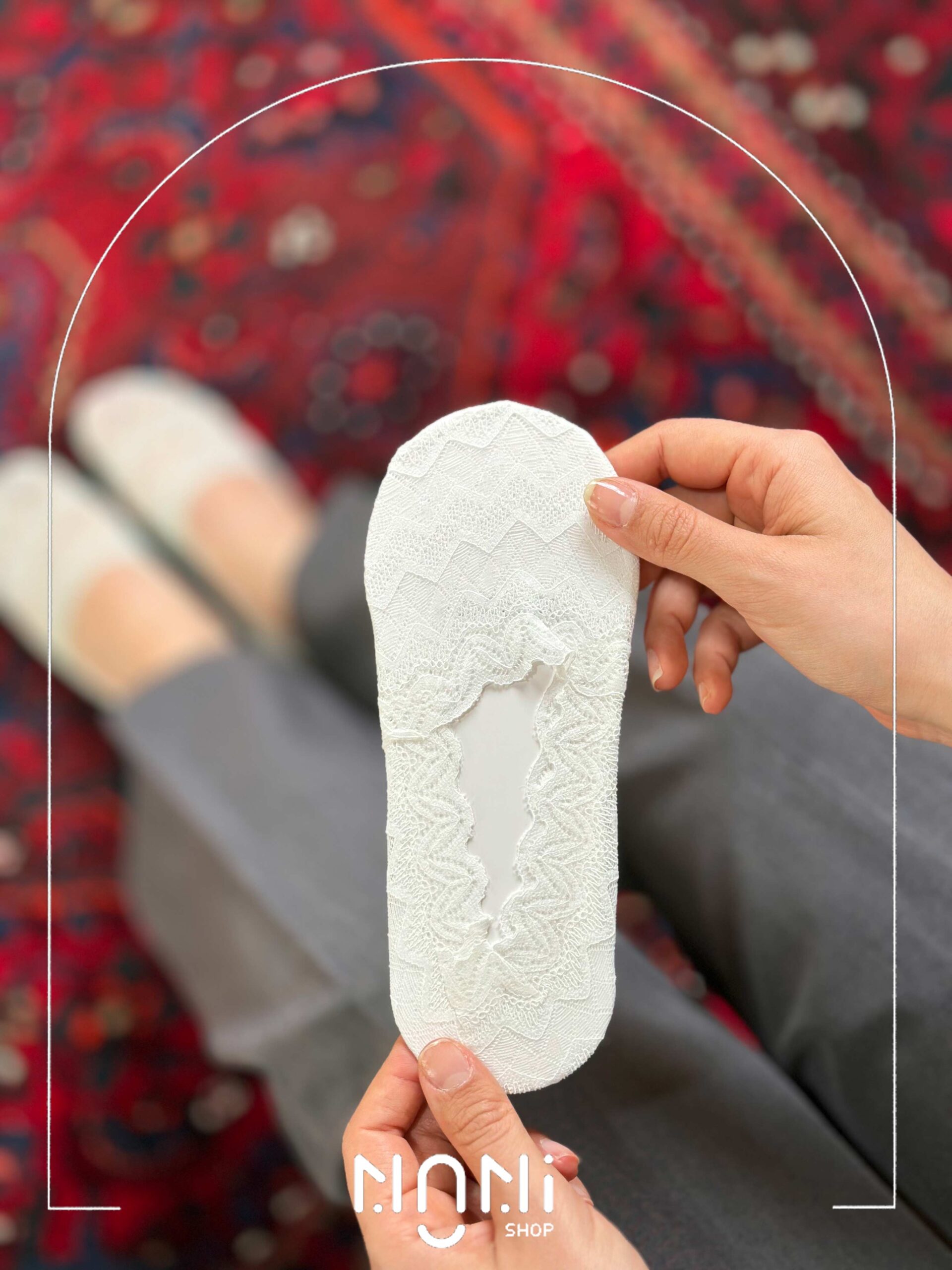 جوراب کالج مجلسی گیپوری طرح زیکزاکی