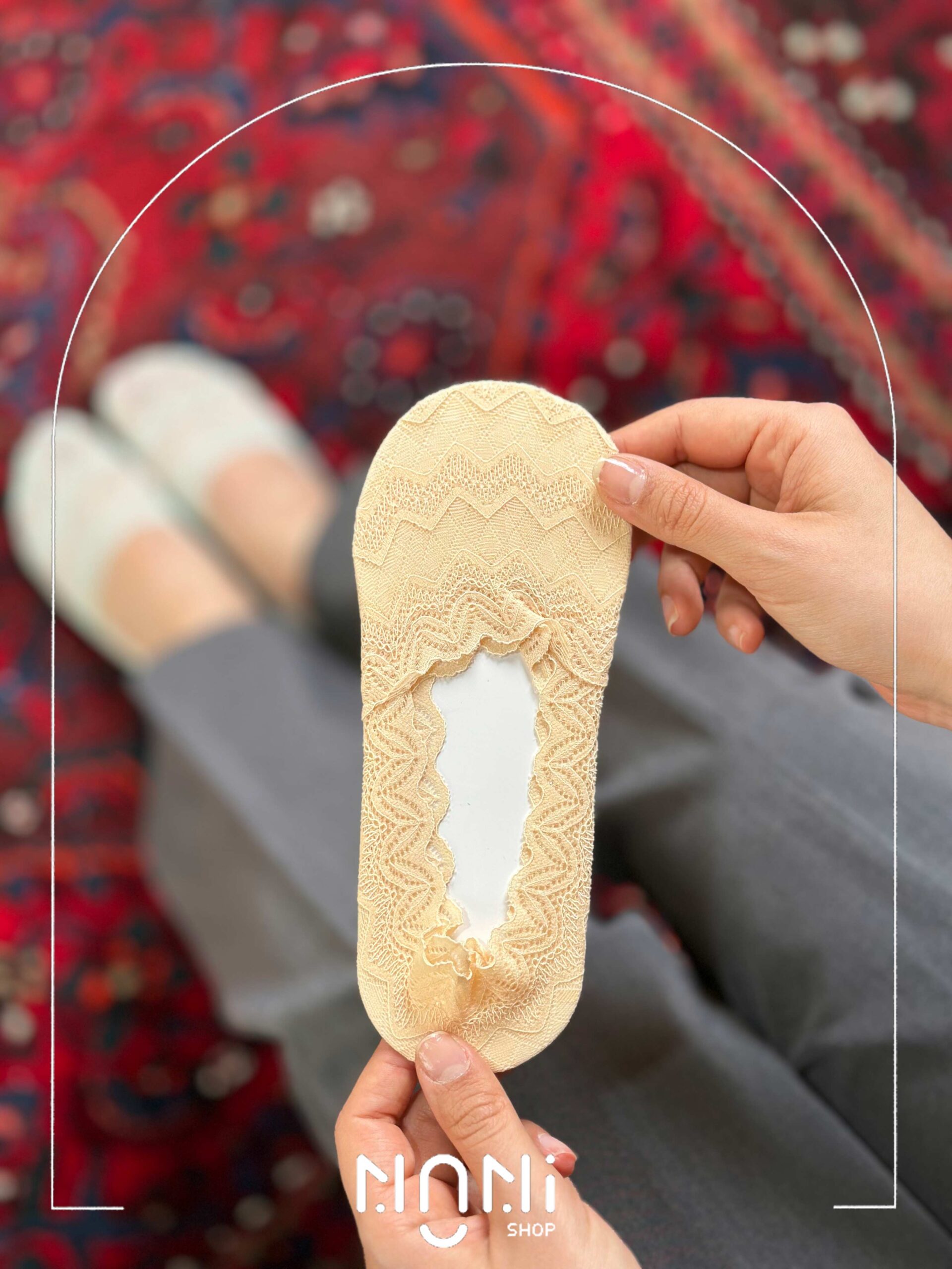 جوراب کالج مجلسی گیپوری طرح زیکزاکی