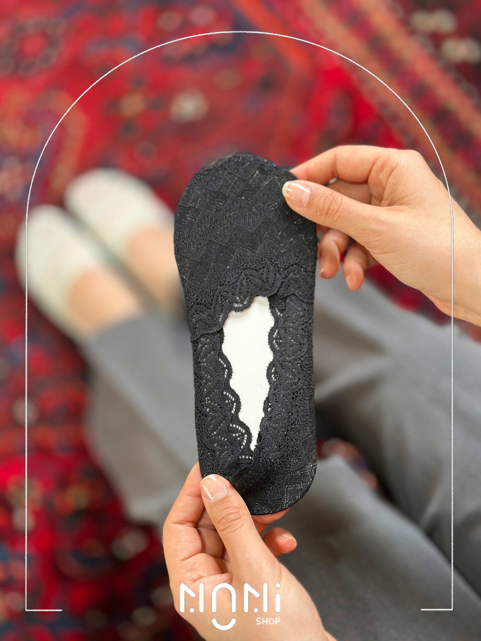 جوراب کالج مجلسی گیپوری طرح زیکزاکی