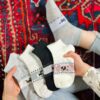 جوراب مچی نخ پنبه طرح پیشی و هاپو