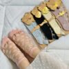 جوراب مچی شیشه‌ای کفی دار طرح گل