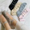 جوراب مچی شیشه ای کفی دار مدل پاپیون