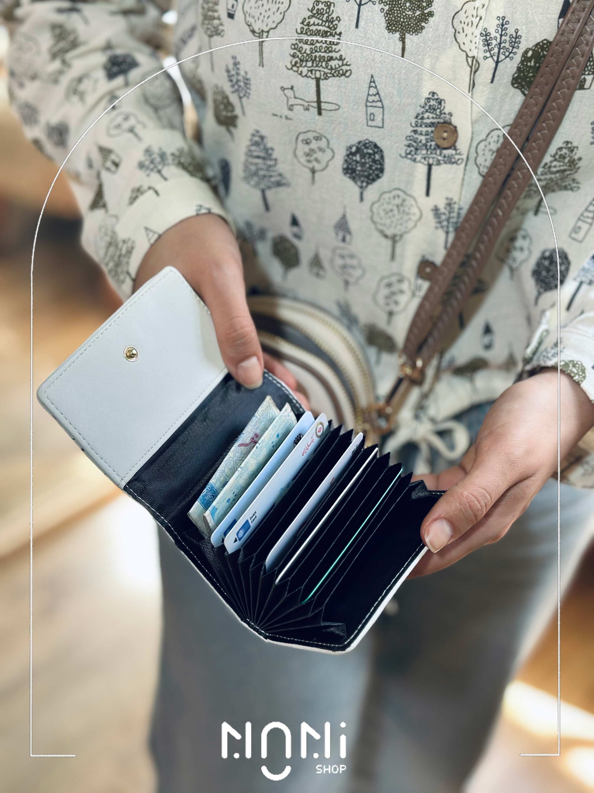 کیف کارت گل و پرنده برند پرتیزس