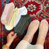 جوراب مچی شیشه ای خالخالی برجسته