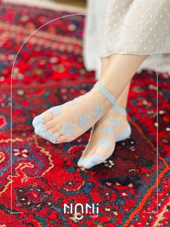 جوراب مچی شیشه ای طرح سنتی