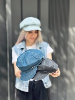 کلاه خبرنگاری جین وارداتی