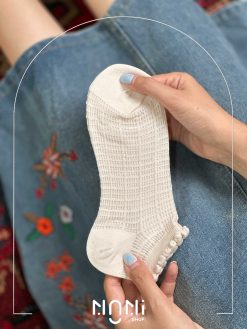 جوراب مچی مدل حصیری کولر دار