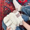 جوراب مچی نخی و شیشه ای طرح خرس کیوت