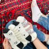 جوراب مچی نخ پنبه طرح پاندا برجسته