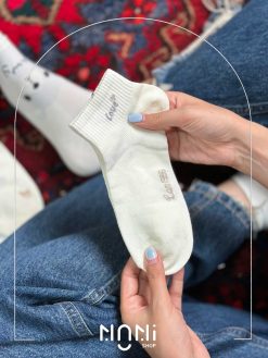 جوراب مچی لب کبریتی طرح خرس