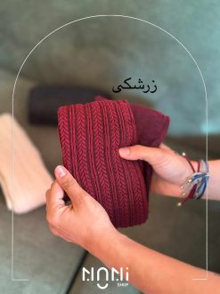 جوراب شلواری نخی گندمی کشی وارداتی