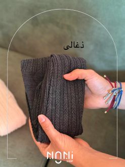 جوراب شلواری نخی گندمی کشی وارداتی