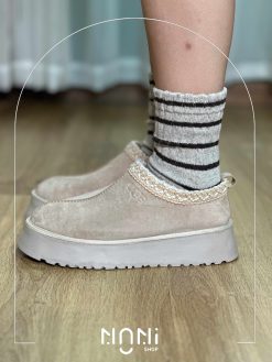جوراب ساقدار حوله ای راه راه