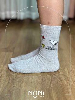 جوراب چتیک ساقدار زنانه کریسمس و اسنوپی